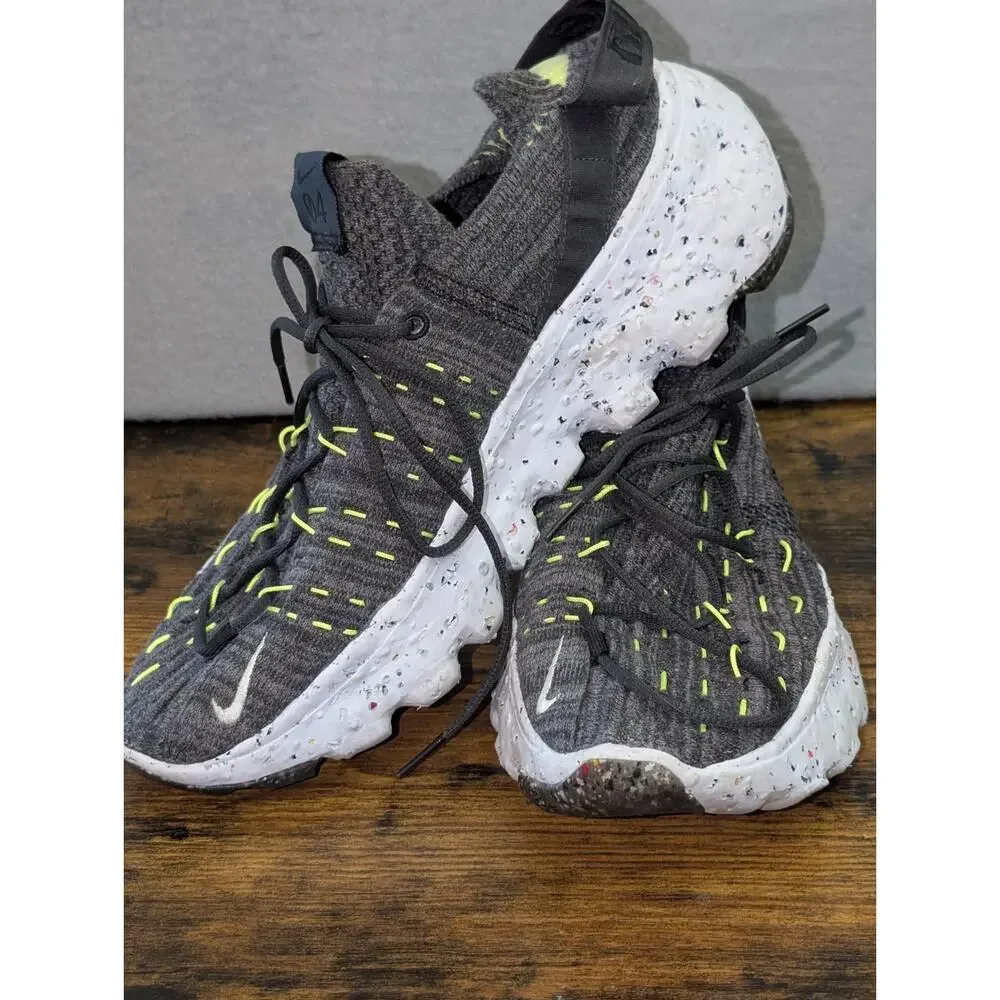 Nike Space Hippie 04 Black Volt White CZ6398-010 - Mens Shoes Size 10